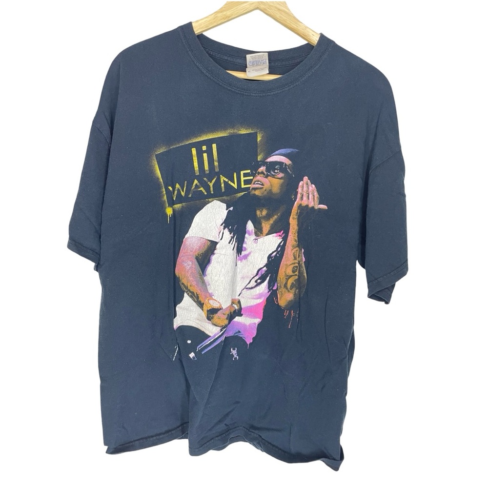 LIL' WAYNE BLACK SHORT SLEEVE T SHIRT XL #119